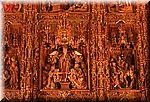 Detail of altar in Seville Cathedral