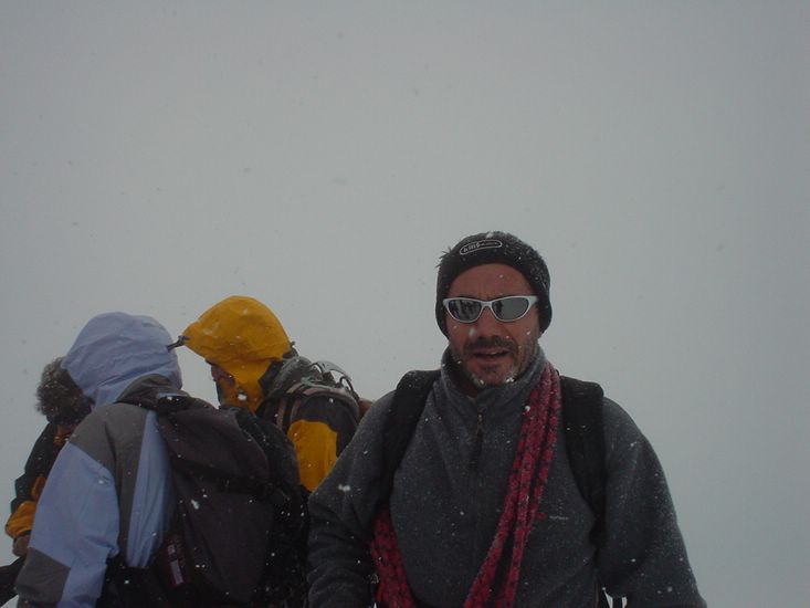 Bertrand on the summit