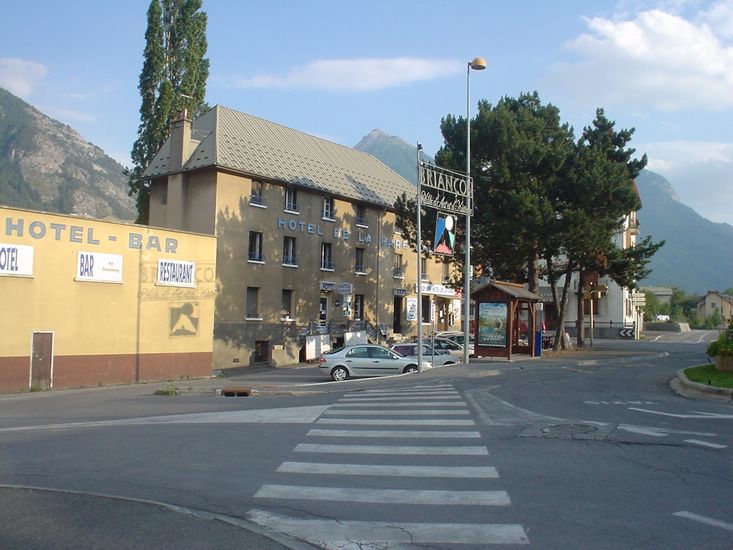 Our starting point, Htel de la Gare, Brianon