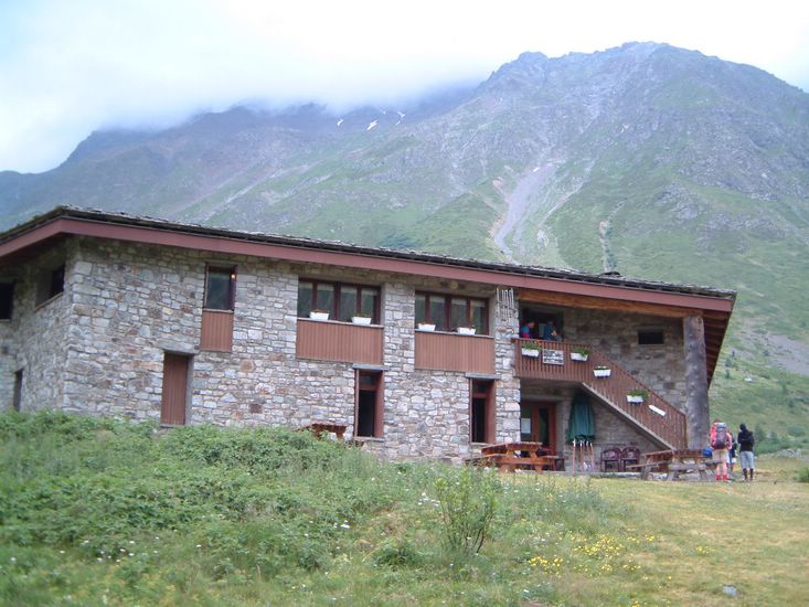 Our home for the night, refuge du Pr de la Chaumette, 1810m