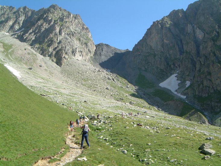 Day 5, on the way to col de la Muzelle, 2613m.