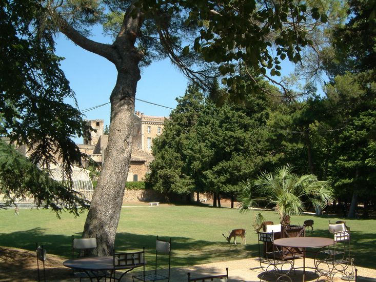 And then off to Provence for some rest at the Chateau de Rochegude.