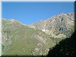 The pass, col de la Vuarze, is in sight but still a long way off as it is at 2500m, but it's a nice long gentle walk up.