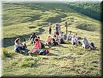 Day 6. The group having a pause on the way to the plateau d'Emparts.