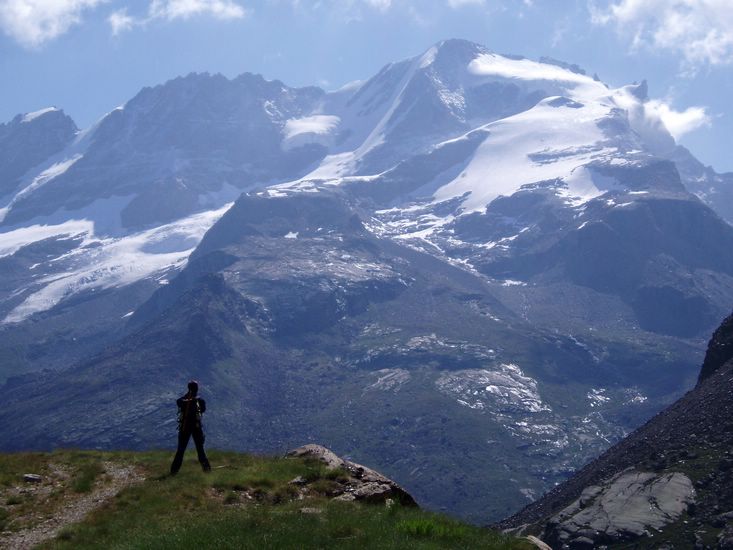 Our first good look at Gran Paradisio (4061m)