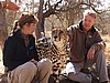 Meeting a king cheetah at the Cheetah centre