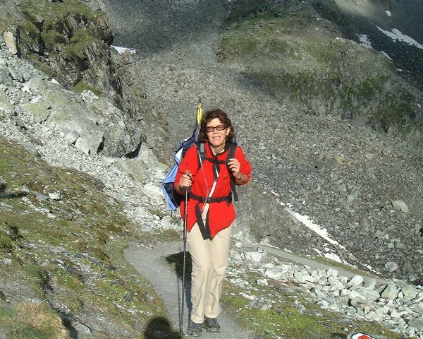 Danile on Col des Roux